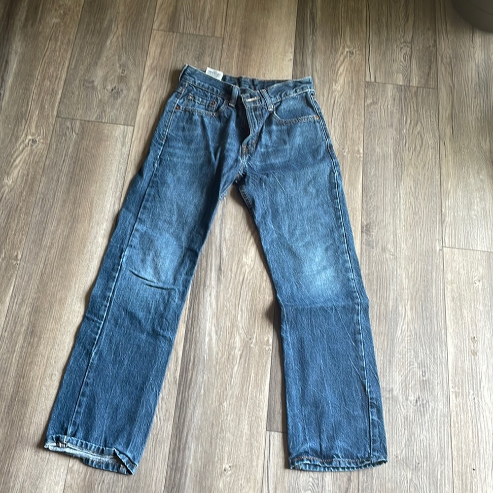 Levi’s 514 slim straight blue jeans size 14 regular or size 27X27
